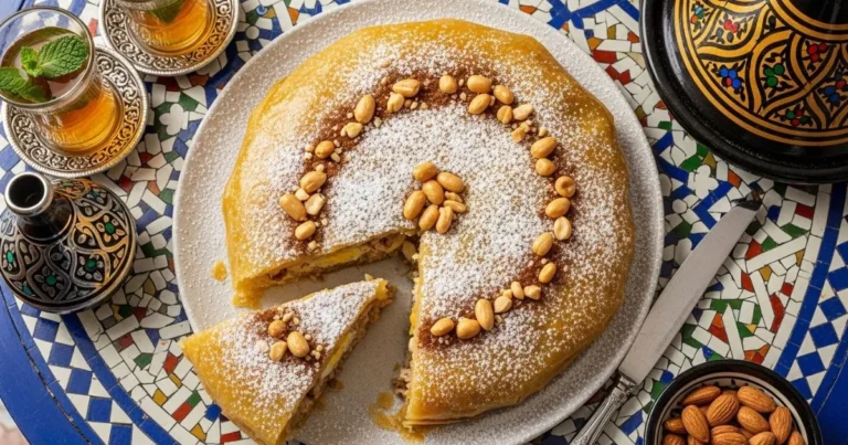 Traditional Moroccan Chicken Pastilla