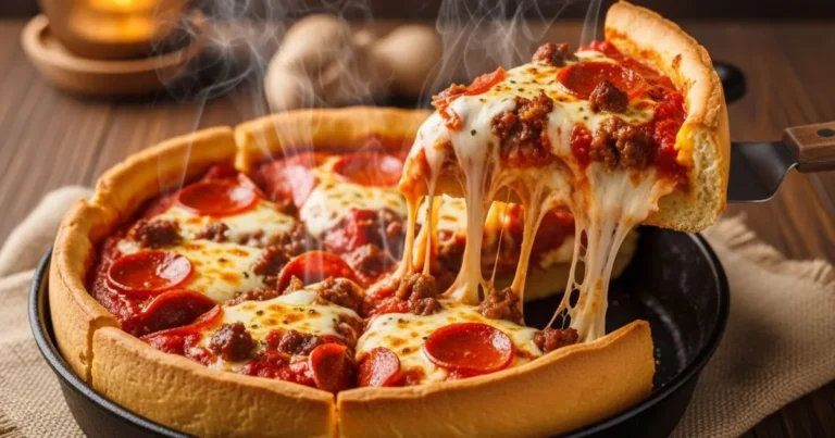 Deep Dish Pizza Recipe